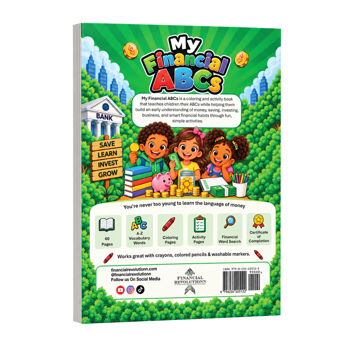 PREORDER My Financial ABCs: Coloring & Activity Book