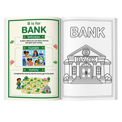 PREORDER My Financial ABCs: Coloring & Activity Book