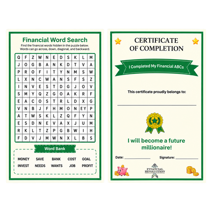 PREORDER My Financial ABCs: Coloring & Activity Book